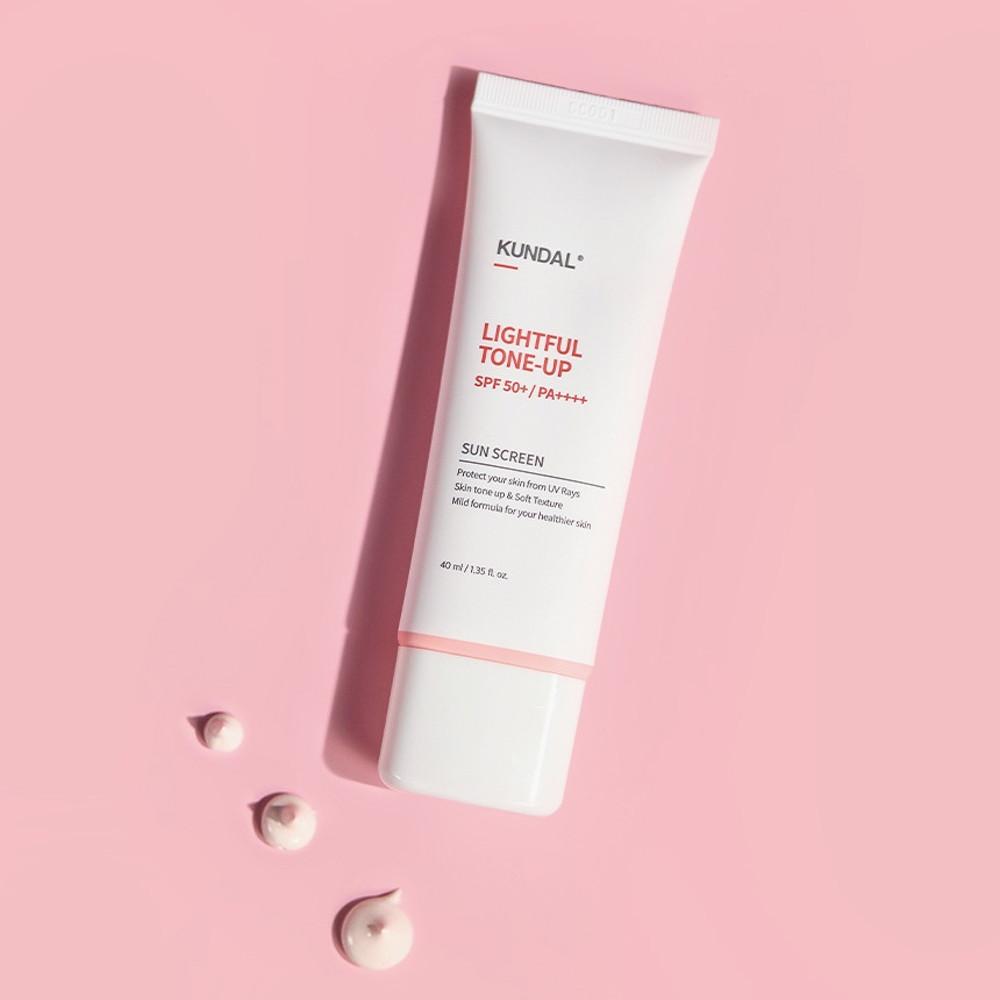 KUNDAL Ежедневный солнцезащитный крем SPF50+ 40 мл 1 шт+1 шт, корейская косметика с приятным ароматом