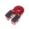 Flat Winch Shackle Recovery Hook 16000lbs Mount Assembly Tow Haul ATV UTV w/Iron Pin & Rubber Guard Universal Fit towing hook
