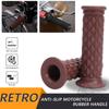 Универсальные 7/8 "22 мм 24 мм ретро мотоциклетные ручки Нескользящие резиновые ручки руля для мото скутера Мотокросс Мотоцикл