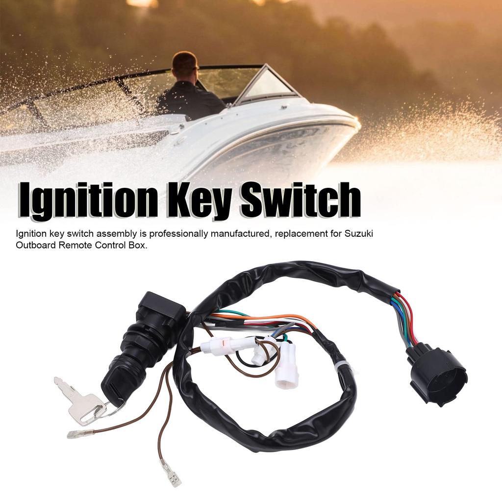 Блок переключателя зажигания с 2 ключами Отличная проводимость для подвесных моторов Suzuki 37110 93J00