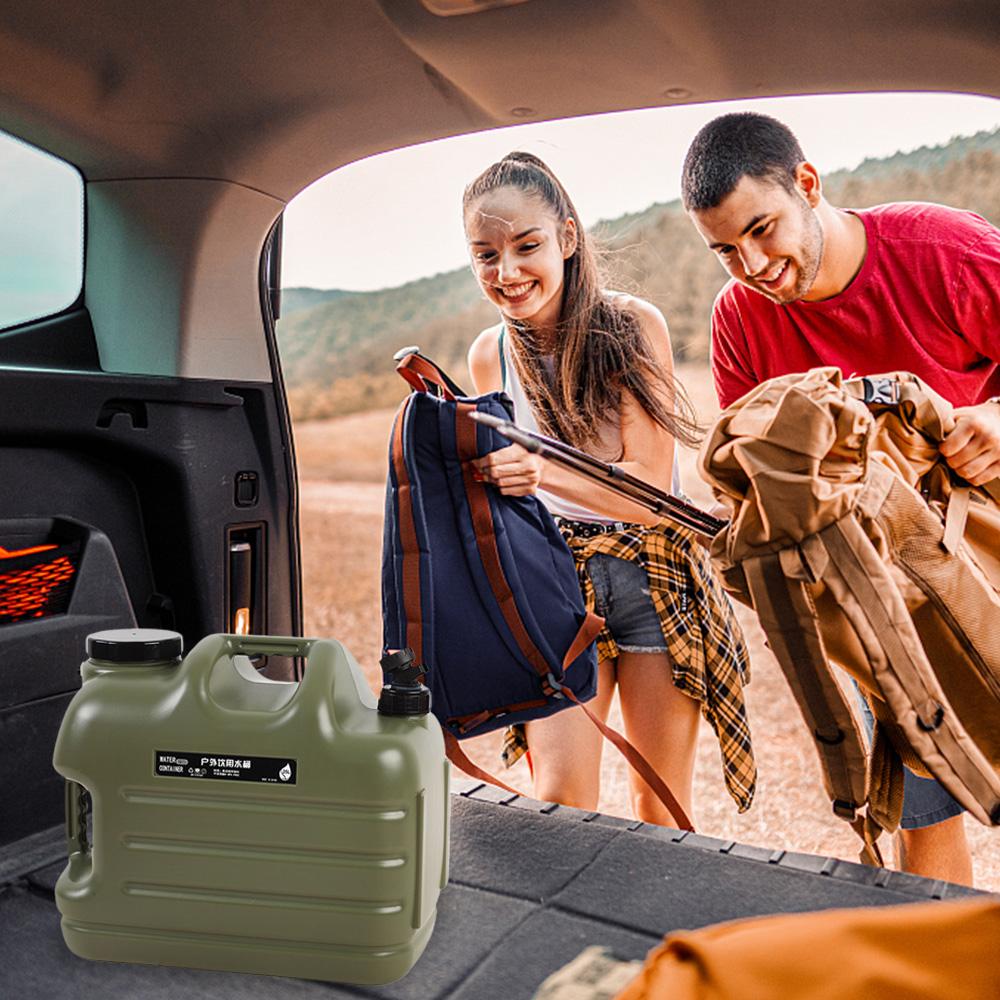 25л контейнеры для воды для кемпинга портативный аварийный резервуар для воды из полиэтилена с краном для кемпинга и пешего туризма