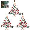 5pc Colorful Hummingbirds Christmas Tree Ornament Decor Listing Souvenir Gift