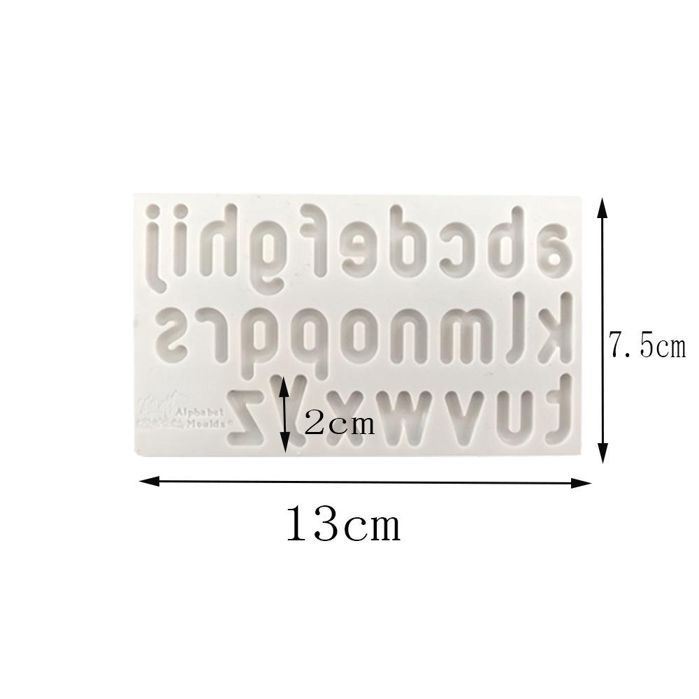 Силиконовая форма с алфавитом и цифрами, форма для украшения торта из мастики, инструмент для пасты из сахарной резинки, 3D форма для шоколада