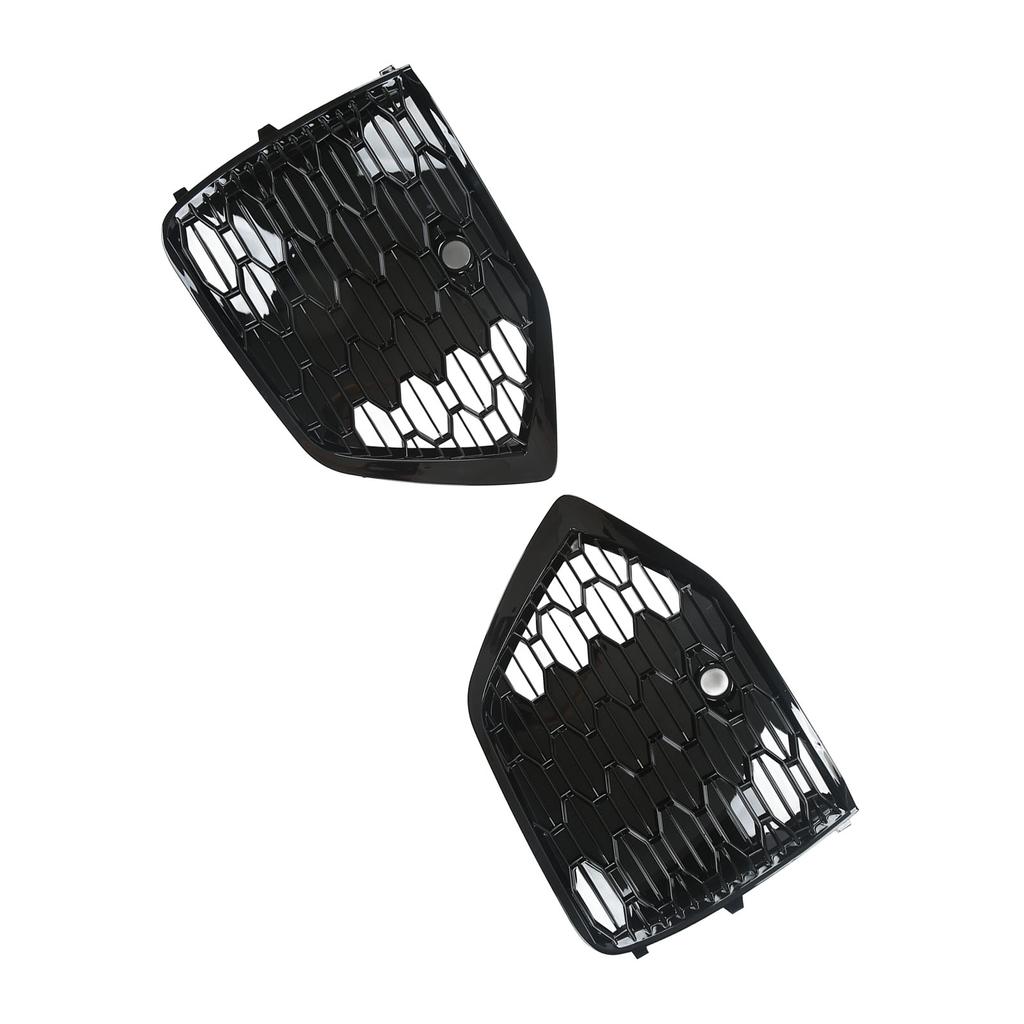 2 шт. Крышка решетки противотуманной фары для стиля RSQ8 Глянцевый черный для Q5 80A Рестайлинг 2021 и