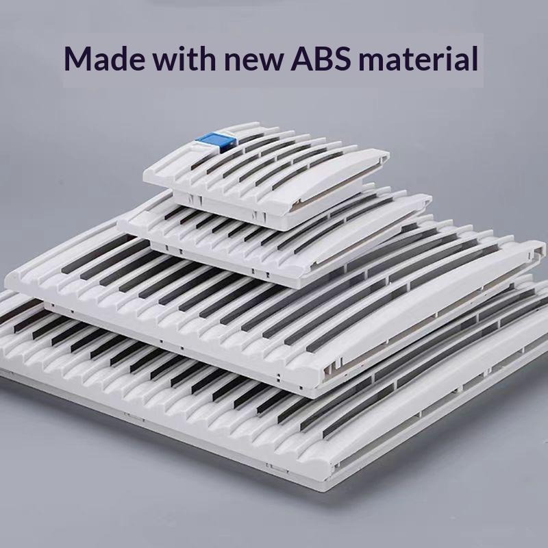 High Efficiency Air Ventilation Filter Panel ABS Cabinet White Fanless for Server Room Ventilation System