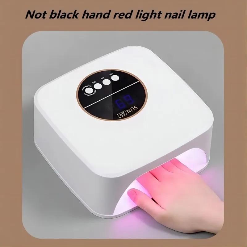 LED Induction Light Therapy Machine Nail Store Special Red Light 5 Seconds Fast Dry Baking Lamp DDoes Not Black Hand Nail Lamp
