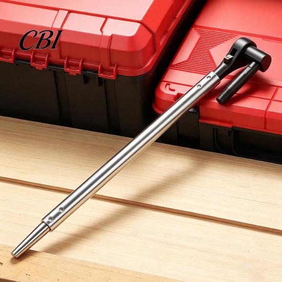 Industrial Grade Cargo Fastening Wrench Ratchet Winch Tensioner Wrench, Heavy-Duty Truck Strap Tool, Bar, Reversible Bar for Flatbed Trailers