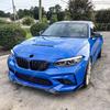 For BMW F87 M2 2016 2017 2018 2019 2020 2021 3PCS Car Front Bumper Spoiler Lip Splitter Guard Protector Exterior Accessories
