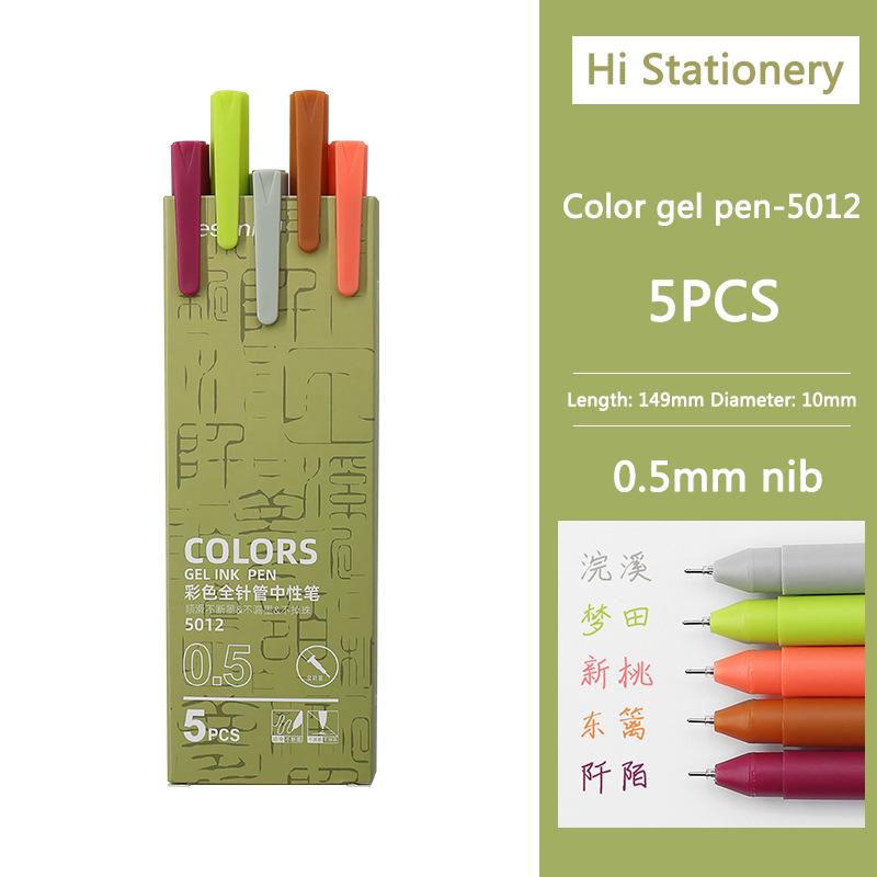 5 шт./компл. гелевые ручки, милые кавайные корейские японские канцелярские принадлежности, школьные принадлежности, офисные принадлежности ZPG