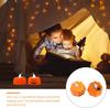 Halloween Pumpkin Light LED Candlestick Lamp Ornaments Props Happy Halloween Party Props Pumpkin Candle Light Home Decoration