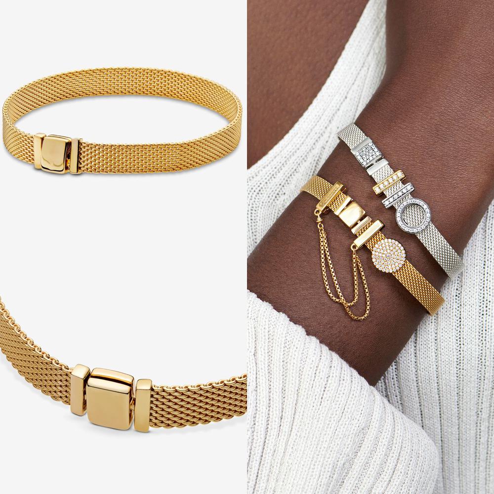 Аутентичные браслеты из стерлингового серебра 925 пробы, моменты, змеиная цепочка, кожаный браслет-подвеска, подходят оригинальные подвески для женщин, ювелирные изделия своими руками