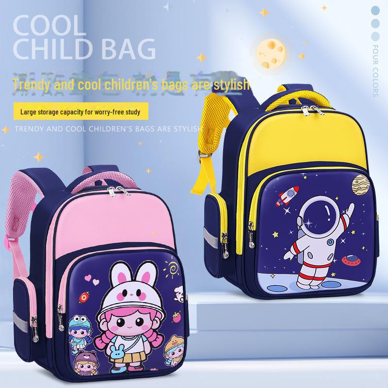 Large Capacity Backpack for Kindergarten To 3rd Grade Students - Unisex, Load-Reducing Design