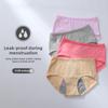 Women's Mid-High Waist Leak-Proof Menstrual Panties - All-Cotton, Antibacterial & Breathable