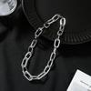 Chunky Chain Women's Necklace with Zircon & Alloy - Trendy Hip Hop Design