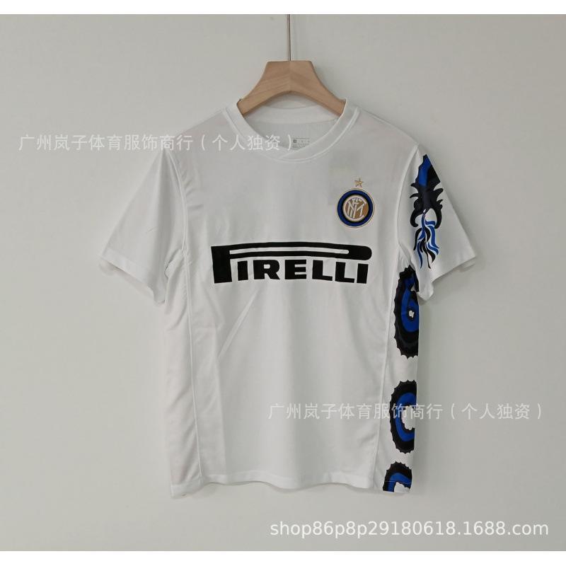 Vintage La Liga Santos, jersey Barcelona No. 10 Paris Portugal Inter Milan AC Brazil football jersey