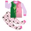 Children's Fashion Suit Skirt Round Neck Long Sleeve Top Pants
