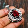 Мозамбикский гранат, ювелирный кулон ручной работы из стерлингового серебра 925 пробы