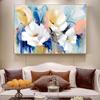 Abstract Watercolor Flower Oil Painting Print On Canvas Modern Wall Art Flower Picture For Living Room Wall Poster Cuadros Decor No Frame