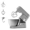 Chef Stand Mixer - KENWOOD - KVC3100S - 4.6 L Stainless Steel Bowl - Dough Hook, Whisk and Beater Included - 1000 W - Silver