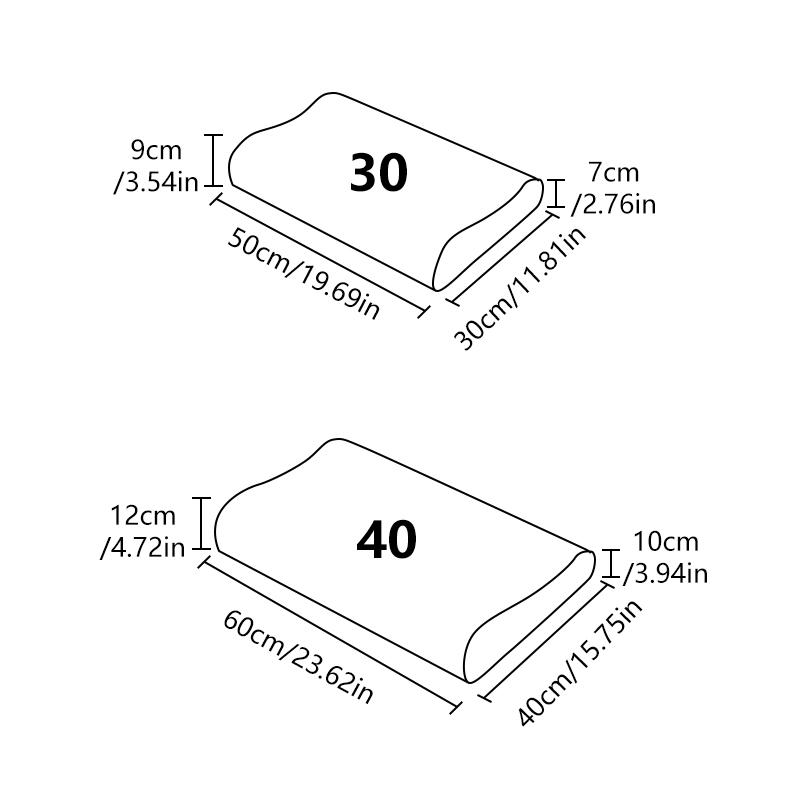Наволочка из цветного хлопка, стираного хлопка, латекса, детская, 30x50, наволочка из хлопка для младенцев, 27x44, наволочки с эффектом памяти