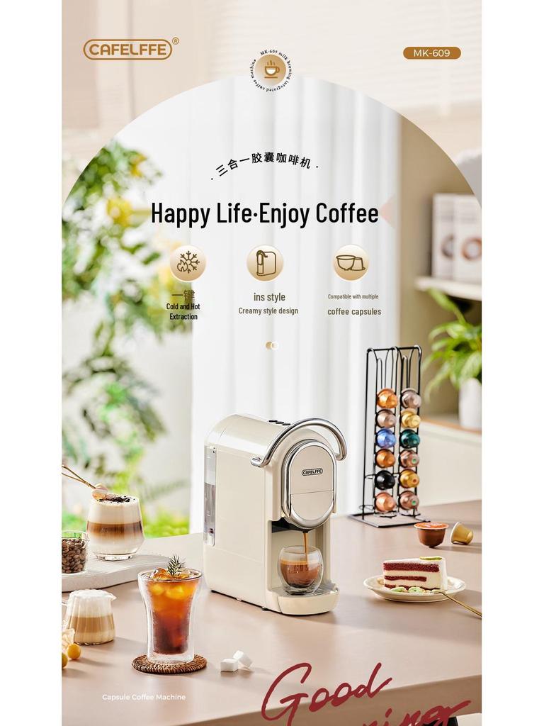 CAFELFFE Portable Espresso Machine: Automatic, Compact, for Home and Office Use