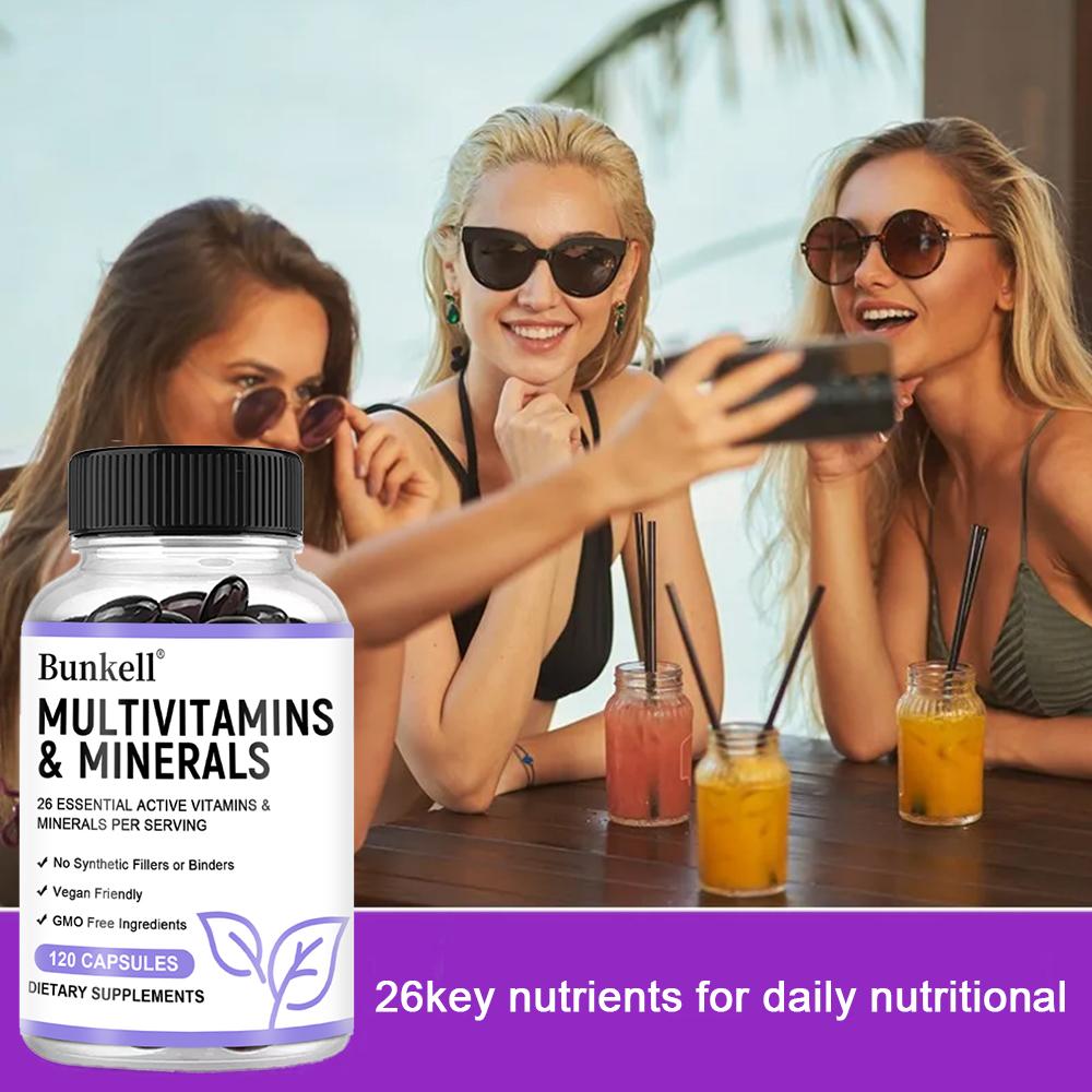 Multivitamins Minerals Dietary Supplement, 26 Essential Active Vitamins & Minerals Per Serving