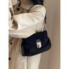 Retro Frosted Underarm Bag Faux Suede Fabric Women‘s  New Winter Fashion Portable Shoulder Bag Popular Texture Crossbody Bag