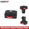 Быстросъемная пластина, алюминиевый адаптер для штатива для GoPro Hero 12 11 10 9 Insta360 X4 X3 DJI Osmo Action 4 3 2 Аксессуары для камеры