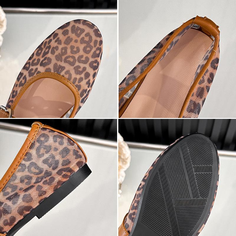 Туфли-балетки для женщин Сетчатые туфли-балетки Туфли Мэри Джейн Без шнуровки Повседневные Дышащие Туфли-балетки Женские Летние Круглый закрытый носок Туфли Мэри Джейн Туфли для платья