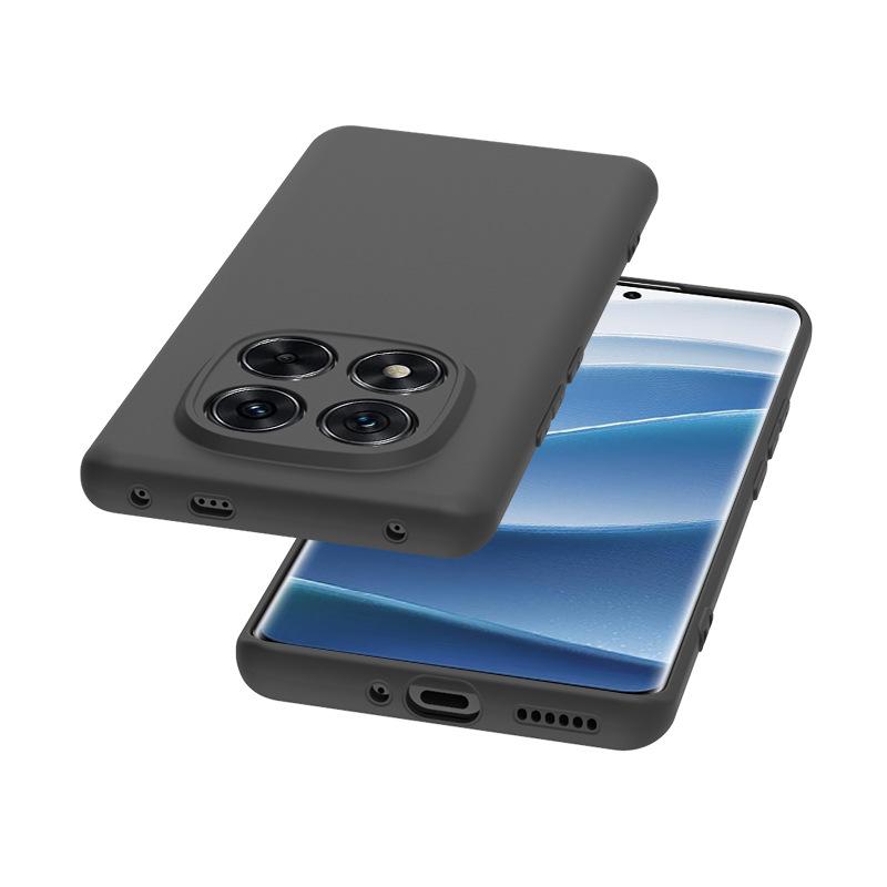 Чехол для Xiaomi Redmi Note 15 Pro Plus 5G Черный Матовый Мягкий ТПУ Задняя Крышка Телефона для Redmi Note 15 5G Чехлы Note15 Pro