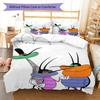 Oggy Pride Bedding Quilt Set Quilt Cover Pillowcase Home Decoration Birthday Gift (1 * duvet cover + 2 * pillowcase, without core)