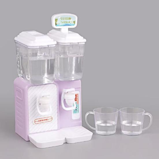 Милый мини-кувшин для воды, игрушечный симулятор, кулер для воды, мультяшный кухонный питьевой фонтанчик, детские игровые домики с отдельными резервуарами