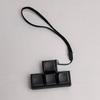 4 Keys Button Finger Keyboard Cap Keycap Pinch Toy New Pendant  for Adults