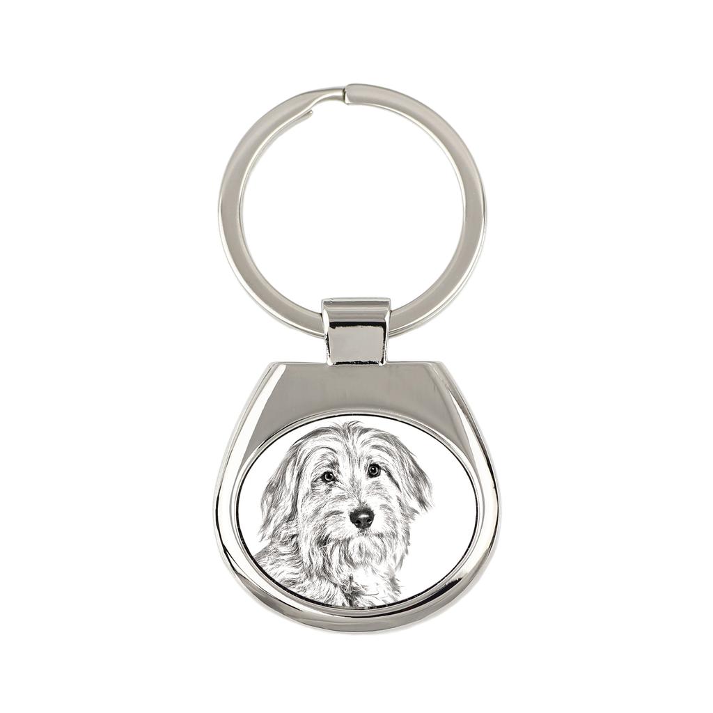 Pyrenean Sheepdog, Labri, Pyrenees Sheepdog I - Keychain with a Dog, Keychain with a Print, Personalized Pendant from the Art-Dog Brand