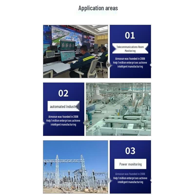 AIMOXUN High-Precision RS485 Remote I/O Module
