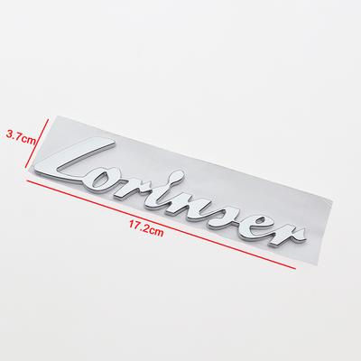 1 шт. 3D АБС-пластик Lorinser Наклейка с логотипом букв автомобиля Декорация значка на хвосте Эмблема на задний багажник Наклейка Стайлинг Автоаксессуары