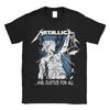 METALLICA И Справедливость Для Всех Новая Тяжелая Хлопковая Черная Унисекс Размер S-4XL Унисекс Футболка