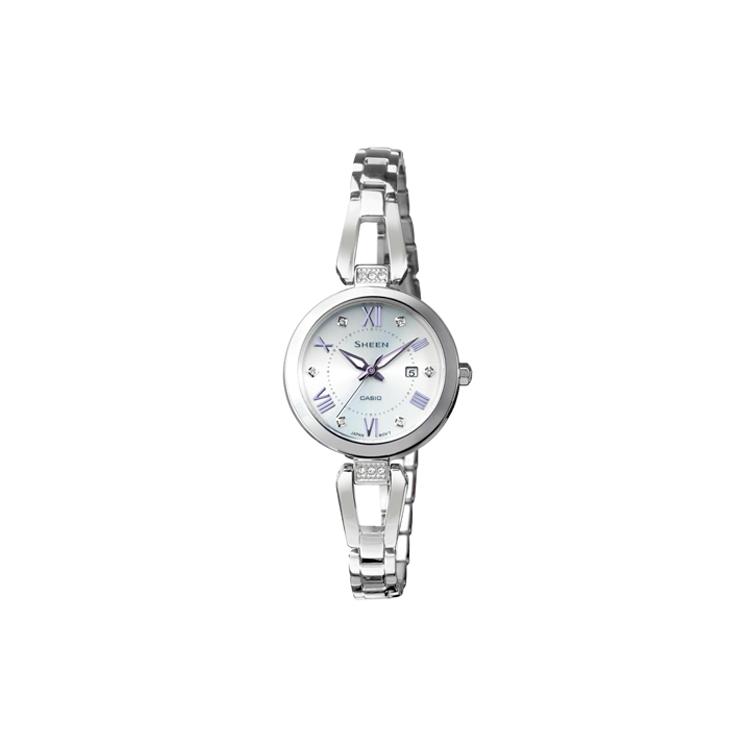 Casio Женские часы SHEEN Серебристые SHS-4526D-7AUPR