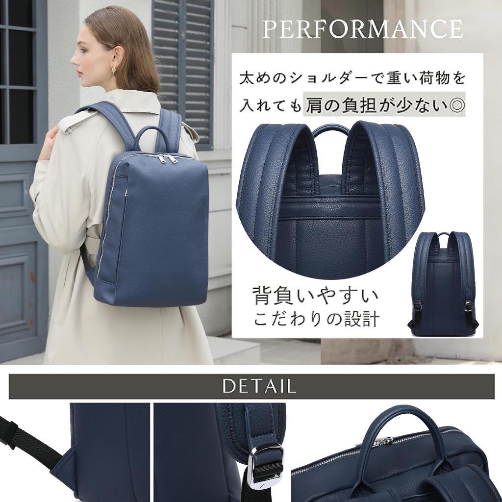 Featured in InRed magazine Leather backpack for cowhide water repellent and scratch resistant zipper unisex for for casual [Guccio Italy] women,