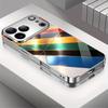 Красочный геометрический полосатый чехол для телефона funda iphone для iPhone 17 pro max чехол-стекло для iPhone 17 16 15 14 13 12pm Pro Plus