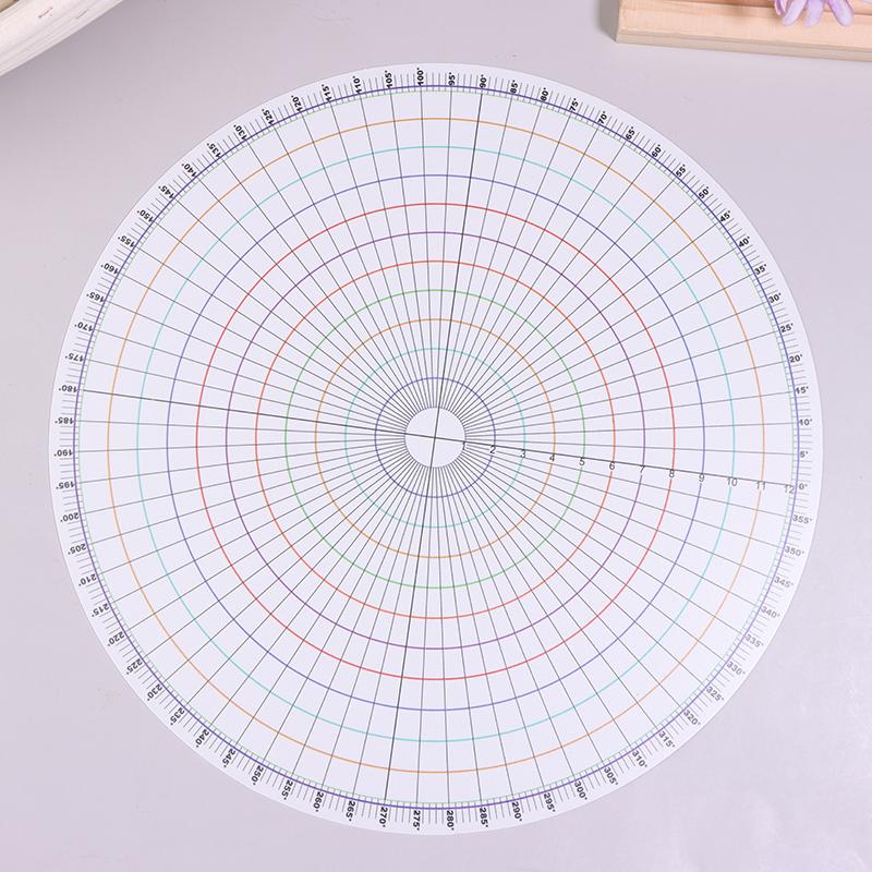 26 см Керамический круглый делитель Круговая карта равных частей Сделай сам Керамическая подглазурная роспись Вспомогательная подкладка Инструмент для рисования