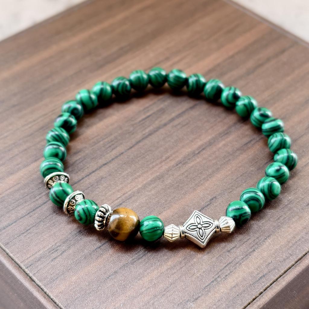 Браслет из натурального камня 6 мм бусины натуральный 7A тигровый глаз лавовый камень счастливые браслеты для женщин мужчин ювелирные изделия pulseras homme