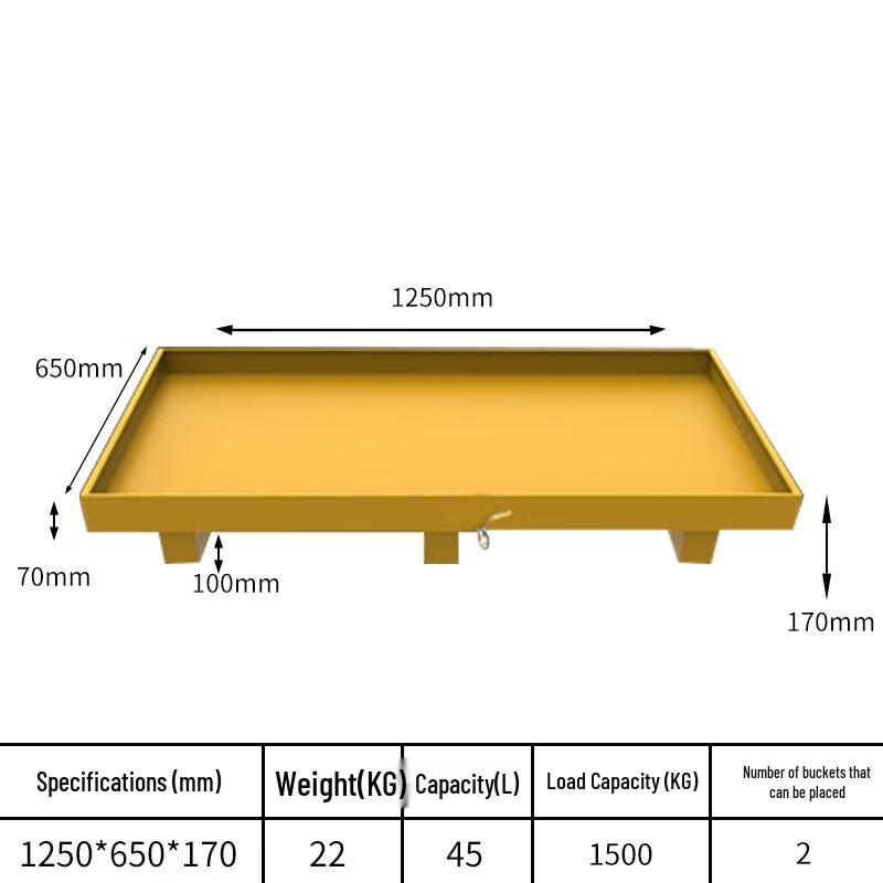 Yueya Industrial Spill Containment Steel Pallet