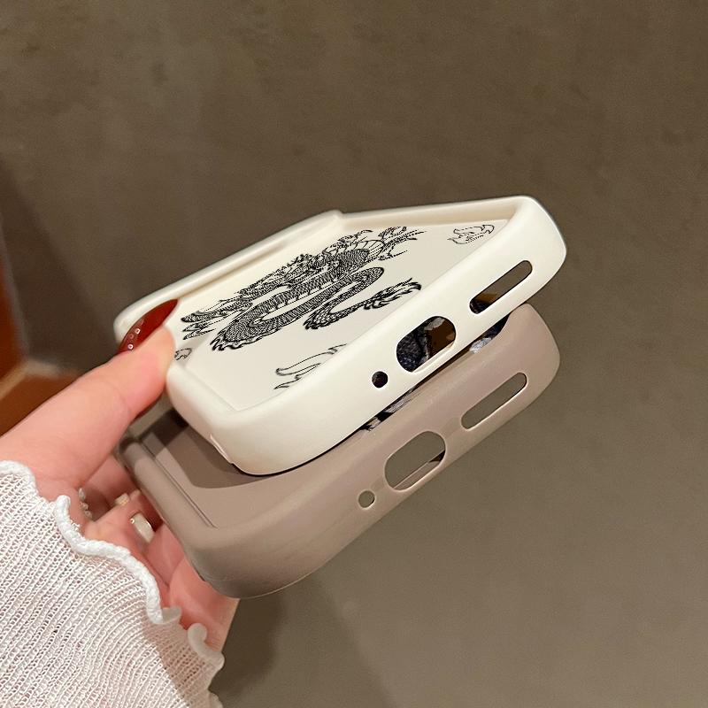 Матовый чехол из ТПУ с рисунком неземного дракона для Google Pixel 9 Pro XL 8 Pro 8A с рисунком розы и змеи, мягкий противоударный чехол для телефона