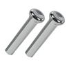 2 шт. Серебристые штифты ручки блокировки двери для старых Chevrolet Buick Pontiac 1971-1988 IN6728Z