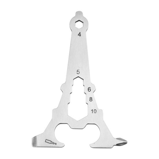 Outdoor Bottle Opener Portable Wear-resistant Outdoor Gear EDC Keychain Multi-Tool Wrench for Daily Use
