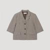 [shs Miss] Middle Sleeve Crop Jacket Swwjkp21080 Br