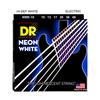 Струны Dr hi-def neon white medium 10-46 струны гитара