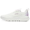 Li Ning Easy Flex Soft Shock Absorption Wear Resistant Breathable Rebound Low Top Running Shoes Women Sneaker White Purple ARSU094-3