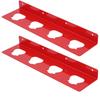 2PCS Wall Mount Battery Holders Power Tool Lithium Battery Storage Shelf 4 Holes Organizer for M12B2 M12B4 M12B6